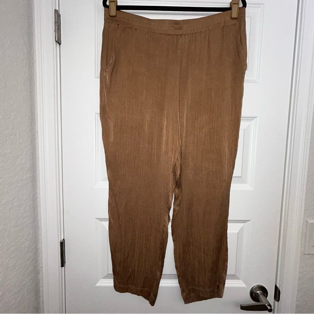 Soft Surroundings Pull On Crinkle Pants - Picture 1 of 6